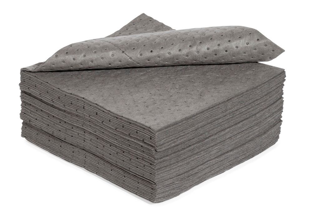 DENSORB Universalbindemittel Vlies Matten zum Aufsaugen, Economy Single, heavy, 40 x 50 cm, 50 Stück - 1