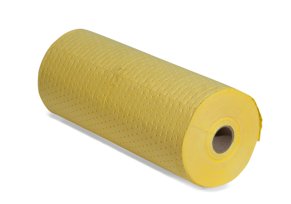DENSORB Chemikalienbindemittel Vlies Rolle zum Aufsaugen, Economy Single, light, 76 cm x 45 m, 1 St. - 1