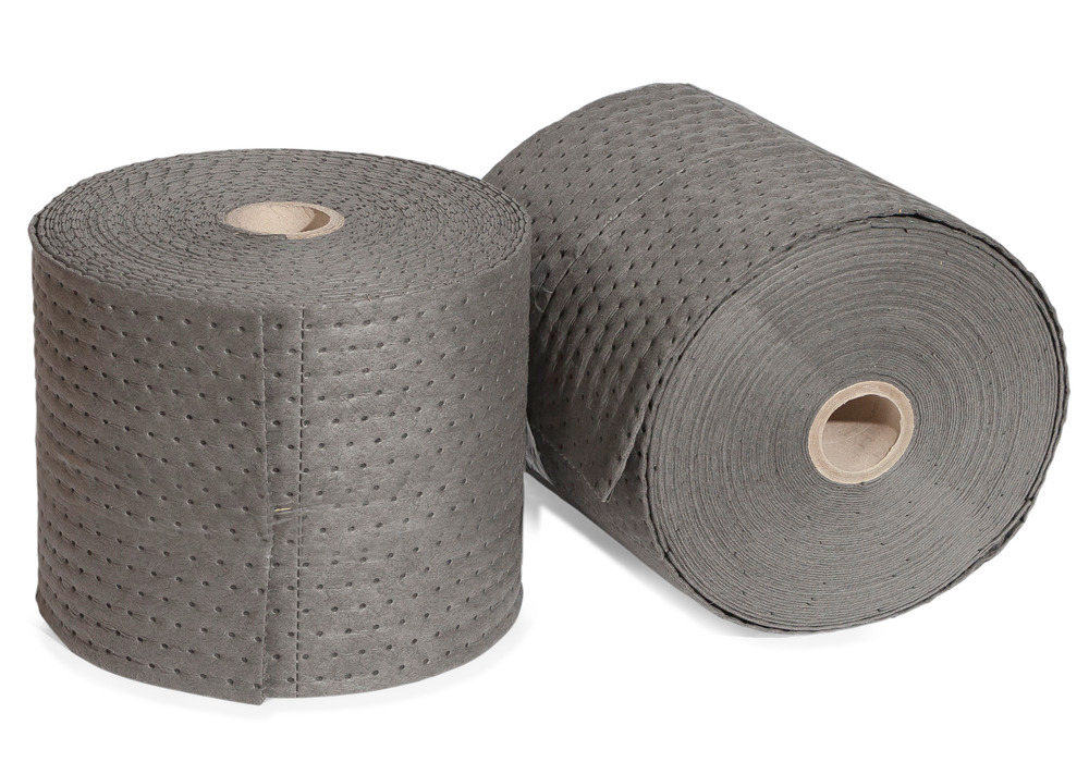 DENSORB Universalbindemittel Vlies Rollen, Economy Single, light, 38 cm x 45 m, 2 Stück - 1